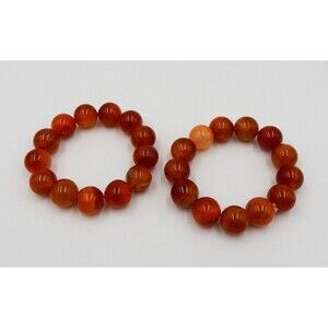 Natural Red Dragon Scale Agate Jade Bracelet Bead Size 12-13mm Stretchy Each